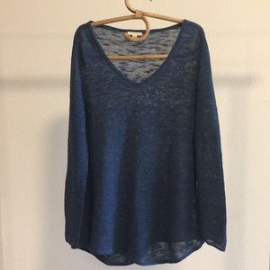 Eileen Fisher indigo tunic